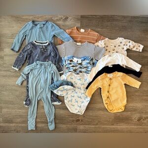 12 Piece Baby Clothing Lot 3-6 Months